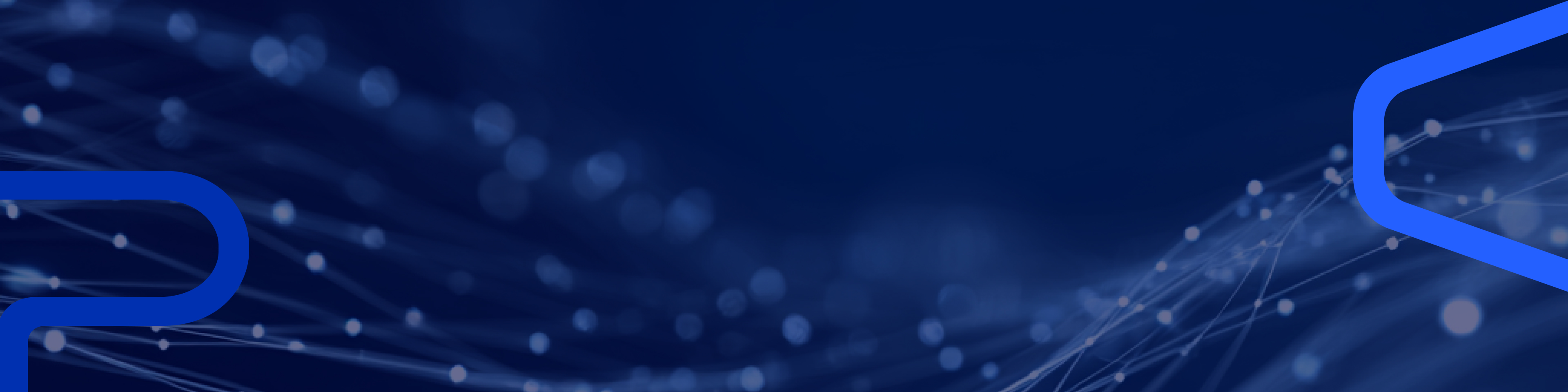 Futuristic line art on a blue background